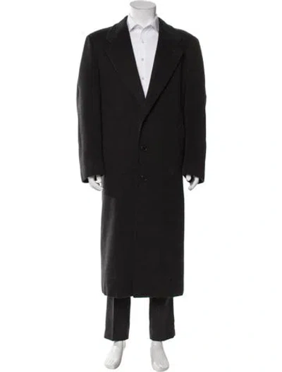 Pre-owned Canali Cashmere Overcoat In Gray