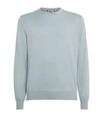 Canali Cashmere Sweater In Blue