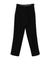 Canali Casual Pants With Belt Loops In Black