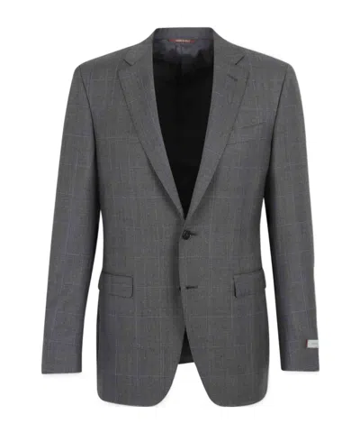 CANALI CHECK BUTTON SUIT