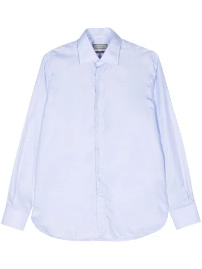 CANALI CHECK-PATTERN COTTON SHIRT