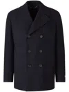 Canali Checked Blazer In 蓝色