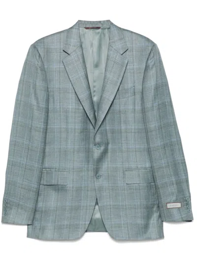 CANALI CHECKED BLAZER
