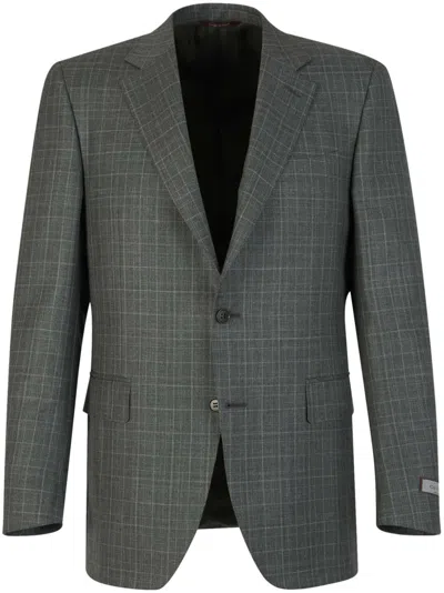 CANALI CHECKED BLAZER
