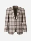 Canali Checked Wool Blazer