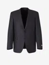 Canali Checked Pattern Blazer In Checkered Motif