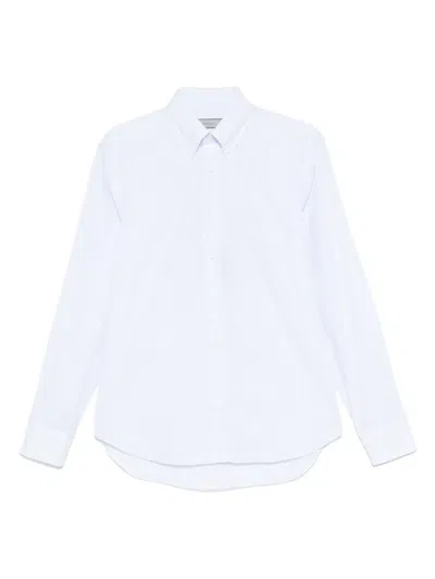 Canali Checked Shirt In Blue
