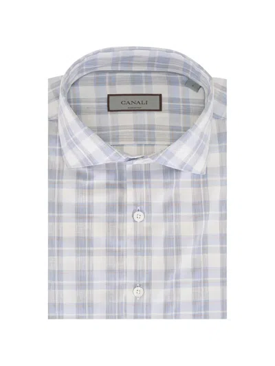 Canali Checked Shirt In Multi