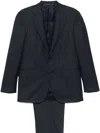 Canali Checked Suit In Blue