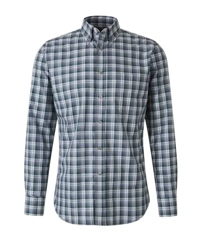 CANALI CANALI PLAID BUTTON-DOWN SHIRT