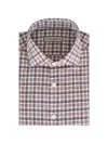 Canali Check-pattern Shirt In Multi
