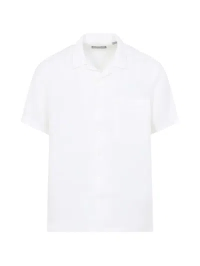Canali Chest-pocket Shirt In White