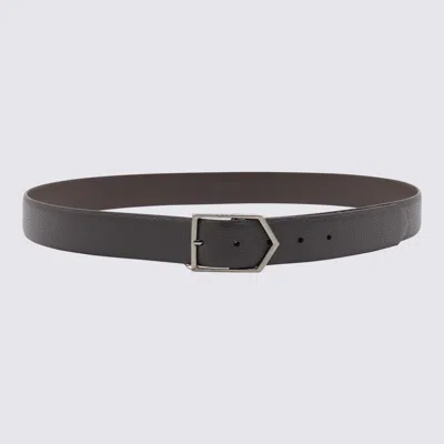 Canali Cinture In Black