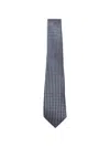 Canali Circular-pattern Tie In Blue