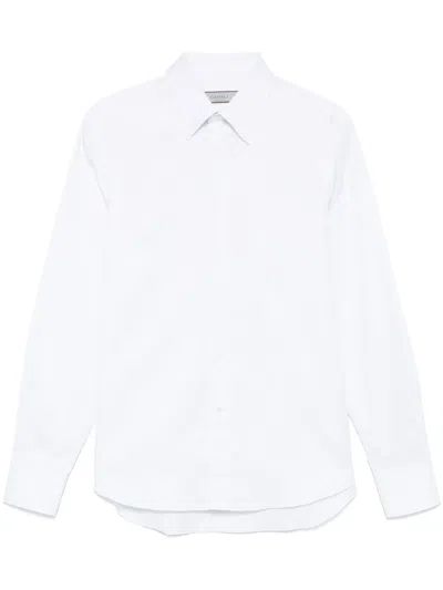 Canali Classic-collar Shirt In White