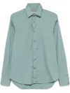 Canali Classic-collar Shirt In Blue