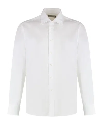 Canali Classic Dress Shirt In White