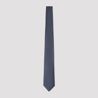 Canali Classic Silk Tie For Men In Blue