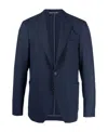 Canali Classic Tailored Blazer In Blue