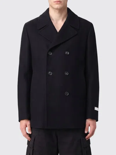 CANALI CANALI DOUBLE-BREASTED PEACOAT IN PURE VIRGIN WOOL WITH CLASSIC LAPEL COLLAR,I67141045