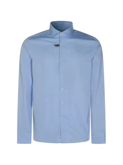 Canali Light Blue Cotton Shirt