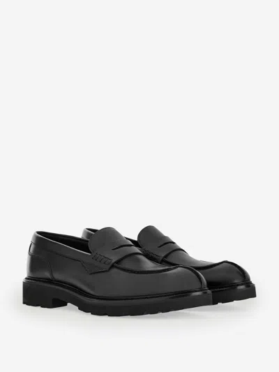 CANALI CANALI COLLEGE SMOOTH LOAFERS