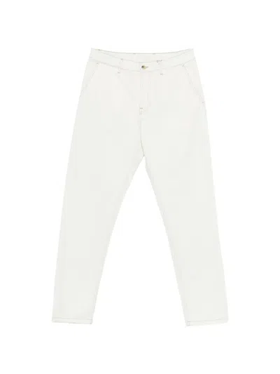 Canali Hose Mit Kontrastdetails In Neutral