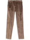 Canali Hose Aus Cord In Braun