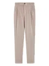 Canali Corduroy Trousers In Neutral