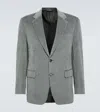 CANALI COTTON AND CASHMERE CORDUROY BLAZER