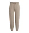 Canali Cotton-blend Sweatpants In Brown