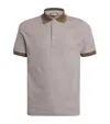 Canali Cotton Contrast-trim Polo Shirt In Multi