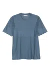 Canali Cotton Jersey T-shirt In Blue
