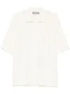 Canali Cotton Polo Shirt In White