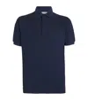 Canali Cotton Polo Shirt In Blue
