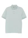 Canali Cotton Polo Shirt In Blue