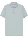 Canali Klassisches Poloshirt In Blau