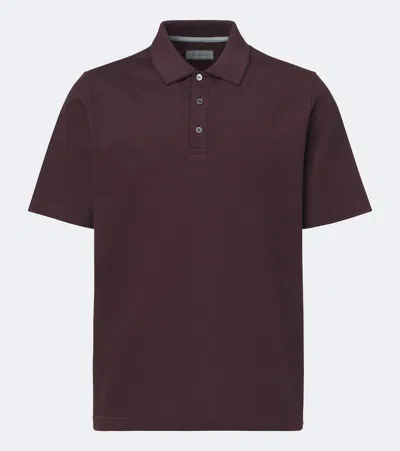 Canali Cotton Polo Shirt In Multi