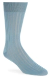Canali Cotton Rib Dress Socks