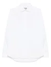 Canali Cotton Shirt In White