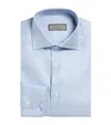 Canali Cotton Shirt In Blue