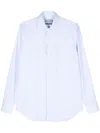 Canali Cotton Shirt In Blau