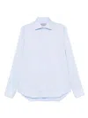 Canali Cotton Shirt In Blue