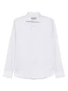 Canali Cotton Shirt In Grey
