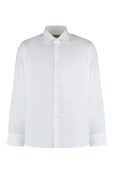 Canali Cotton Shirt In White