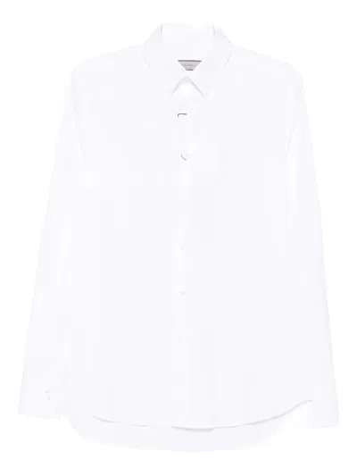 Canali Cotton Shirt In White