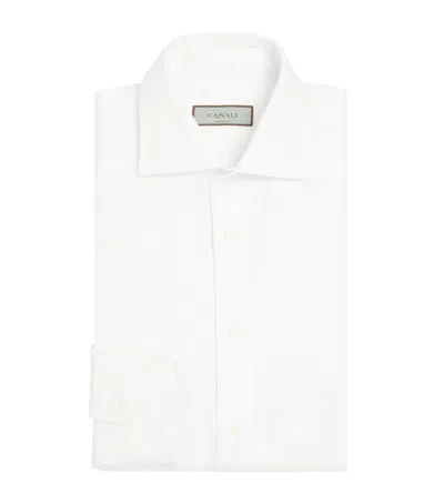 Canali Cotton Shirt In White