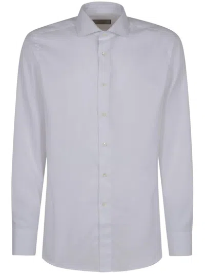 Canali Cotton Shirt In Gray