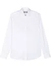 Canali Checked Shirt In White