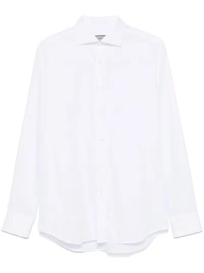 Canali Cotton Shirt In White